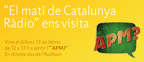 Glosario Sinfonía Perspicaz L'APM, d'"El matí de Catalunya Ràdio”, en directe des de l'Auditori - Inicio